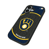 Milwaukee Brewers Personalized Circle Bump Phone Case for Apple iPhone