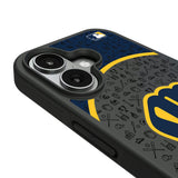 Milwaukee Brewers Personalized Circle Bump Phone Case for Apple iPhone