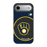 Milwaukee Brewers Personalized Circle Bump Phone Case for Apple iPhone