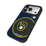 Milwaukee Brewers Personalized Circle Bump Phone Case for Apple iPhone