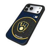 Milwaukee Brewers Personalized Circle Bump Phone Case for Apple iPhone