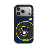 Milwaukee Brewers Personalized Circle Bump Phone Case for Apple iPhone