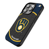 Milwaukee Brewers Personalized Circle Bump Phone Case for Apple iPhone