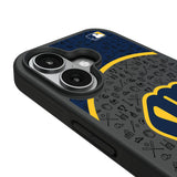 Milwaukee Brewers Personalized Circle Bump Phone Case for Apple iPhone