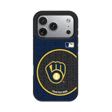 Milwaukee Brewers Personalized Circle Bump Phone Case for Apple iPhone