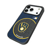 Milwaukee Brewers Personalized Circle Bump Phone Case for Apple iPhone