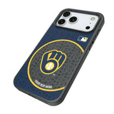 Milwaukee Brewers Personalized Circle Bump Phone Case for Apple iPhone