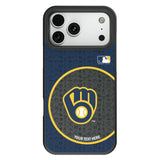 Milwaukee Brewers Personalized Circle Bump Phone Case for Apple iPhone