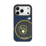 Milwaukee Brewers Personalized Circle Bump Phone Case for Apple iPhone