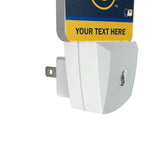 Milwaukee Brewers Personalized Endzone Solid Night Light 2-Pack