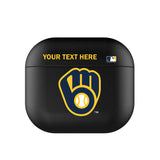 Milwaukee Brewers Personalized Insignia AirPod Case Cover