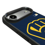 Milwaukee Brewers Personalized Stripe Bump Phone Case for Apple iPhone