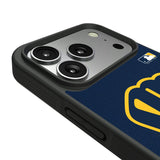 Milwaukee Brewers Personalized Stripe Bump Phone Case for Apple iPhone