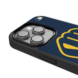 Milwaukee Brewers Personalized Stripe Bump Phone Case for Apple iPhone