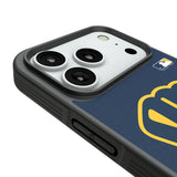 Milwaukee Brewers Personalized Stripe Bump Phone Case for Apple iPhone