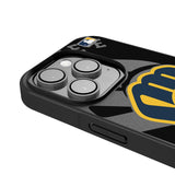 Milwaukee Brewers Personalized Tilt Bump Phone Case for Apple iPhone