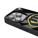 Milwaukee Brewers Personalized Tilt Bump Phone Case for Apple iPhone