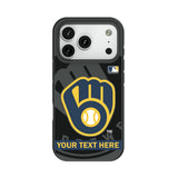 Milwaukee Brewers Personalized Tilt Bump Phone Case for Apple iPhone