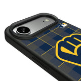 Milwaukee Brewers Plaid MagSafe Compatible Phone Case for Apple iPhone