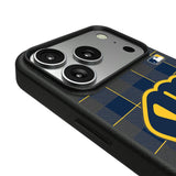 Milwaukee Brewers Plaid MagSafe Compatible Phone Case for Apple iPhone