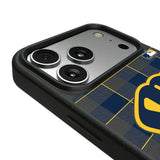 Milwaukee Brewers Plaid MagSafe Compatible Phone Case for Apple iPhone