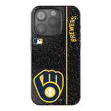 Milwaukee Brewers Sidebar Black Bling Phone Case for Apple iPhone