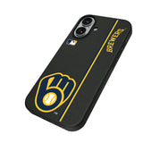 Milwaukee Brewers Sidebar MagSafe Compatible Phone Case for Apple iPhone