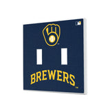 Milwaukee Brewers Solid Hidden-Screw Light Switch Plate