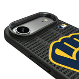Milwaukee Brewers Text Backdrop Bump Phone Case for Apple iPhone