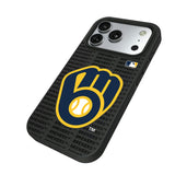 Milwaukee Brewers Text Backdrop Bump Phone Case for Apple iPhone