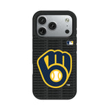 Milwaukee Brewers Text Backdrop Bump Phone Case for Apple iPhone