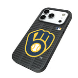 Milwaukee Brewers Text Backdrop Bump Phone Case for Apple iPhone