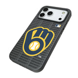 Milwaukee Brewers Text Backdrop Bump Phone Case for Apple iPhone