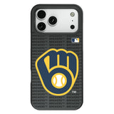 Milwaukee Brewers Text Backdrop Bump Phone Case for Apple iPhone