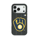 Milwaukee Brewers Text Backdrop Bump Phone Case for Apple iPhone