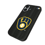 Milwaukee Brewers Text Backdrop MagSafe Compatible Phone Case for Apple iPhone