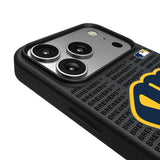 Milwaukee Brewers Text Backdrop MagSafe Compatible Phone Case for Apple iPhone