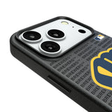 Milwaukee Brewers Text Backdrop MagSafe Compatible Phone Case for Apple iPhone