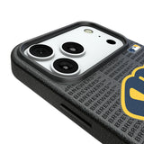 Milwaukee Brewers Text Backdrop MagSafe Compatible Phone Case for Apple iPhone