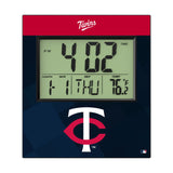 Minnesota Twins Color Block Wall Clock