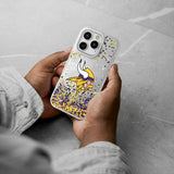 Minnesota Vikings Confetti Glitter Phone Case for Apple iPhone