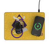 Minnesota Vikings Deco 15-Watt Wireless Charger and Mouse Pad