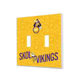 Minnesota Vikings Deco Hidden-Screw Light Switch Plate