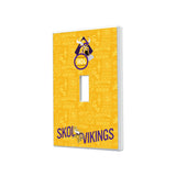 Minnesota Vikings Deco Hidden-Screw Light Switch Plate