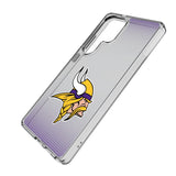 Minnesota Vikings Linen Clear Phone Case for Samsung Galaxy