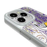 Minnesota Vikings Paisley Glitter Phone Case for Apple iPhone