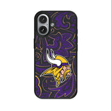 Minnesota Vikings Paisley MagSafe Compatible Phone Case for Apple iPhone