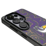 Minnesota Vikings Paisley MagSafe Compatible Phone Case for Samsung Galaxy 26 Series
