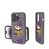 Minnesota Vikings Paisley Soft Touch Phone Case for Apple iPhone