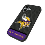 Minnesota Vikings Personalized EndZone Plus Bump Phone Case for Apple iPhone